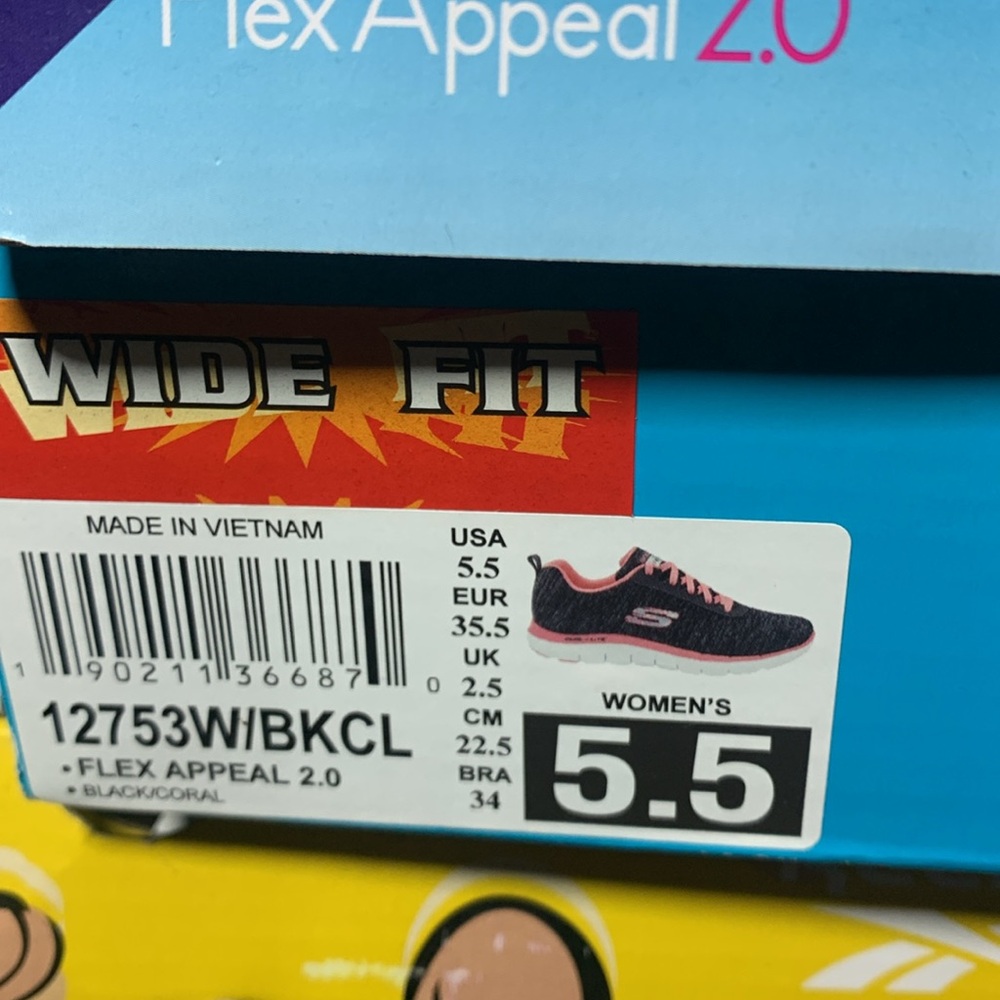 Skechers Women's Flex Appeal 2.0 Fashion Sneaker Size 5.5 - Picture 12 of 12